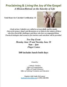 Proclaiming & Living the Joy of the Gospel