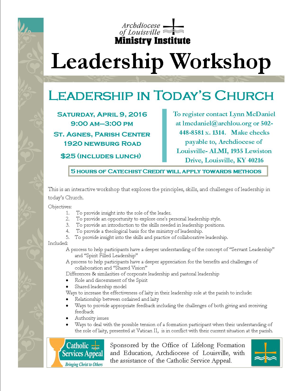 Leadership Lab Church Course Leadership Workshop | Formed In Faith